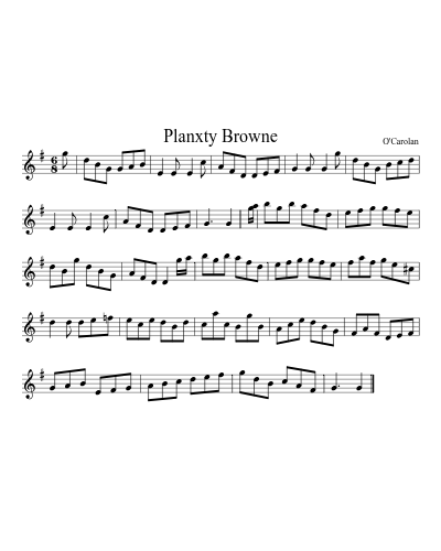 Planxty Browne (Version 2)