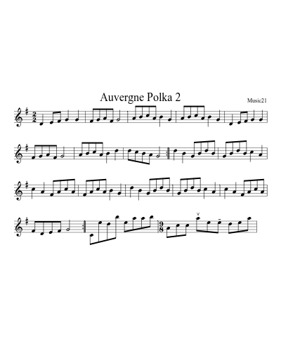 Auvergne Polka 2 preview