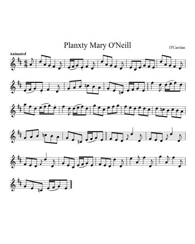 Planxty Mary O'Neill (Version 4) preview