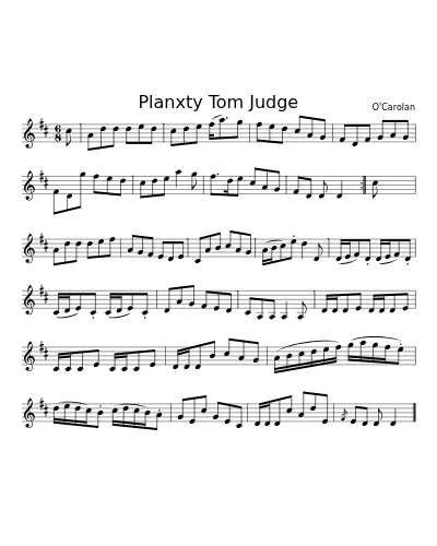 Planxty Tom Judge (Version 2)