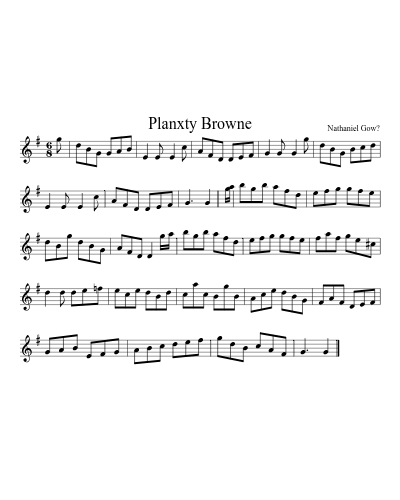 Planxty Browne (Version 4)