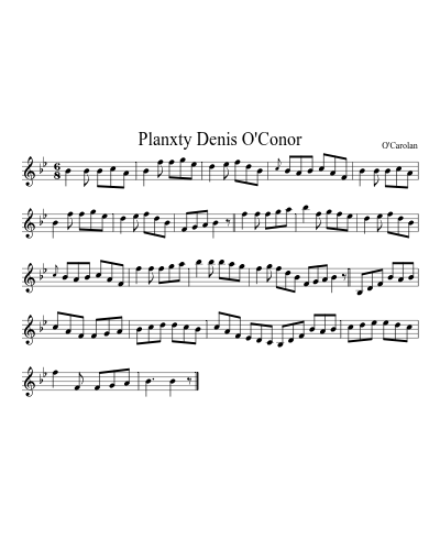 Planxty Denis O'Conor (Version 6)