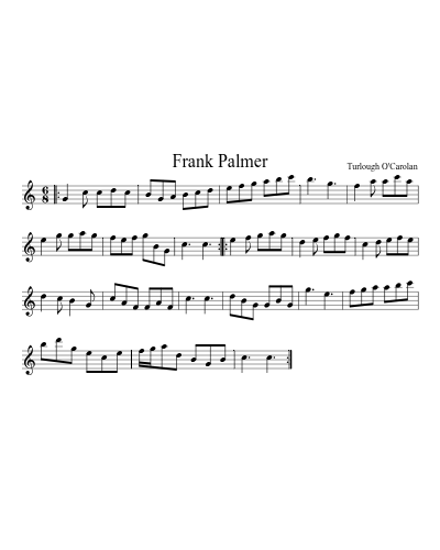Frank Palmer preview