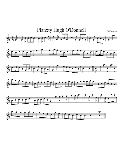 Planxty Hugh O'Donnell (Version 6)