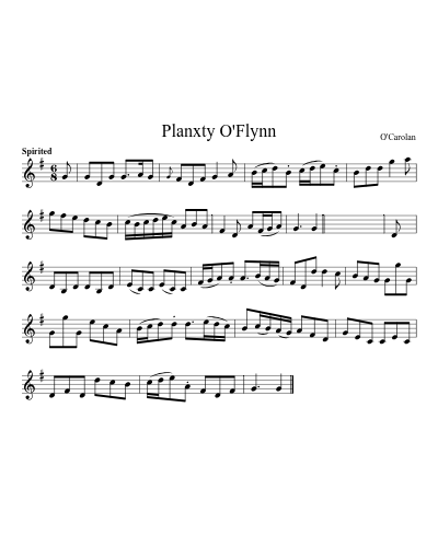 Planxty O'Flynn (Version 6)