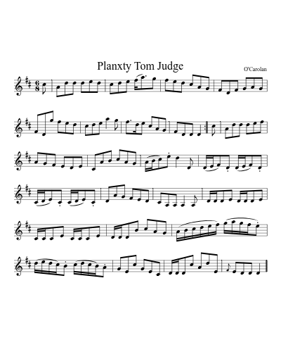 Planxty Tom Judge (Version 4)