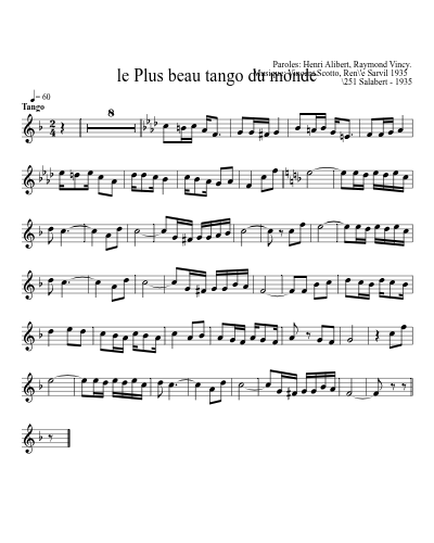 le Plus beau tango du monde preview