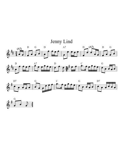 Jenny Lind (Polka Irish01) preview