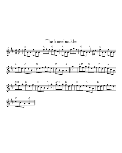 The kneebuckle