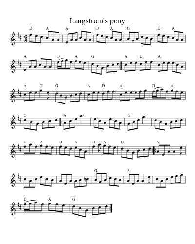 Langstrom's Pony (Version 3) preview
