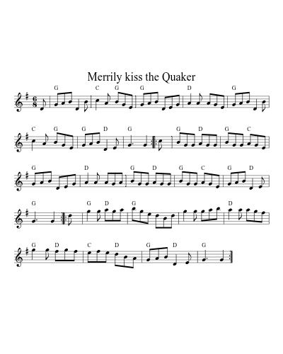 Merrily Kiss the Quaker (Version 2) preview