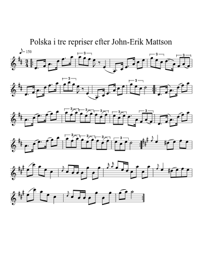 Polska i tre repriser efter John-Erik Mattson