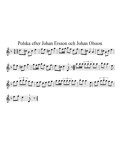 Polska efter Johan Ersson och Johan Olsson (Version 3)