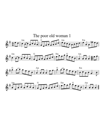 The poor old woman 1 (Version 2)