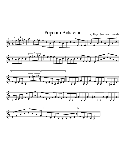 Popcorn Behavior (Version 2)
