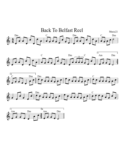 Back To Belfast Reel