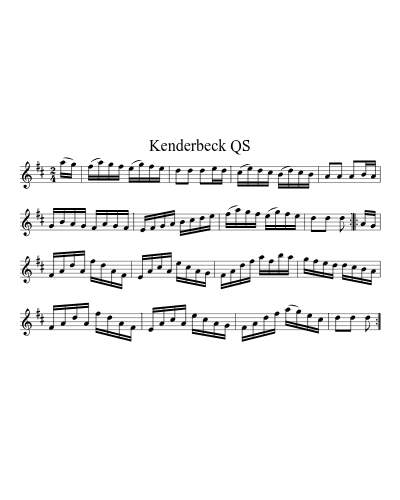 Kenderbeck QS (President Garfields Standpiece 1)