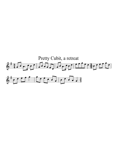 Pretty Cubit, a retreat