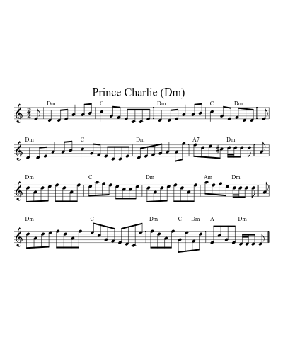 Prince Charlie   (Dm) (Version 3)