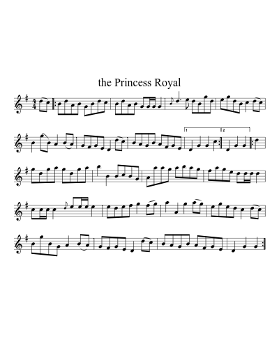 the Princess Royal (Version 3)