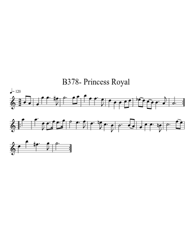 B378-  Princess Royal