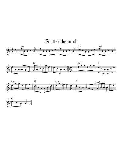 Scatter the Mud (Version 2) preview