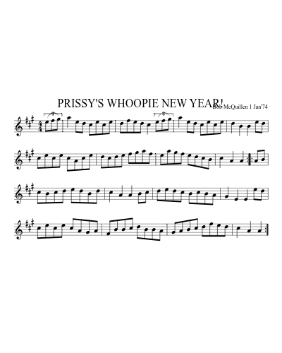 PRISSY'S WHOOPIE NEW YEAR! (Version 2)