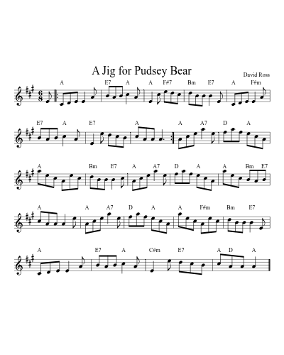 A Jig for Pudsey Bear