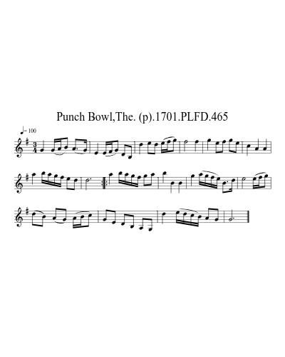 Punch Bowl,The. (p).1701.PLFD.465