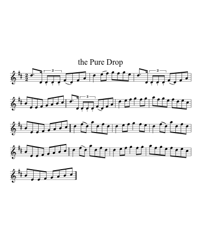 The pure drop (Version 4)