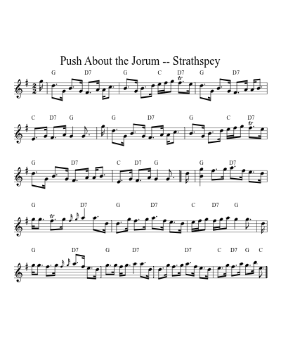Push About the Jorum -- Strathspey