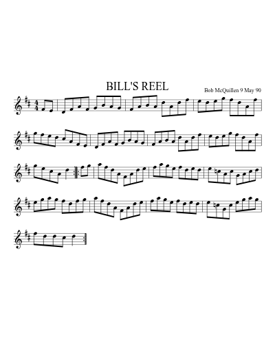 BILL'S REEL