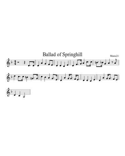 Ballad of Springhill