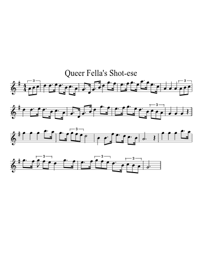 Queer Fella's Shot-ese (Version 2)