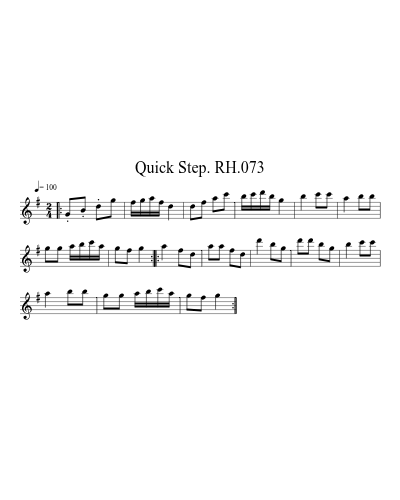 Quick Step. RH.073 preview