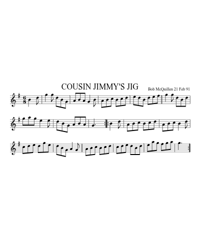 COUSIN JIMMY'S JIG preview