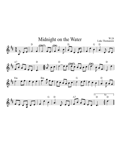 Midnight on the water (Rj Allwaltz)