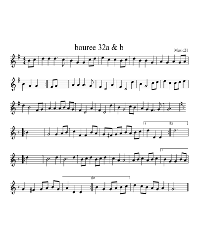 bouree 32a & b preview