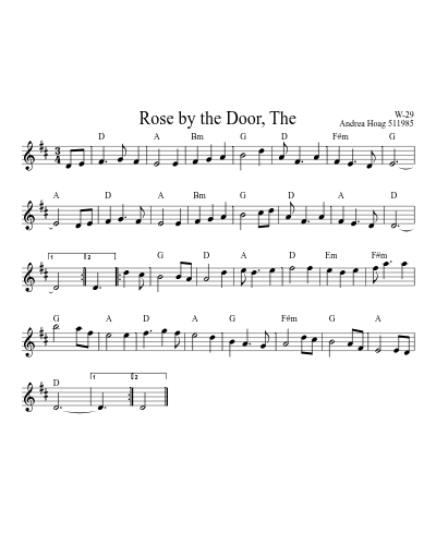 Rose by the Door, The