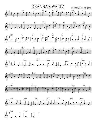 DEANNA'S WALTZ preview