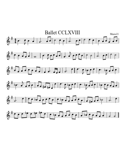 Ballet CCLXVIII