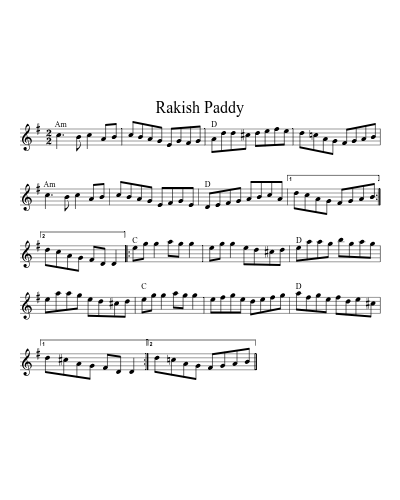 Rakish Paddy (Version 5)