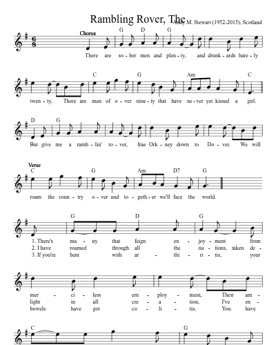 Rambling Rover, The (Version 2)