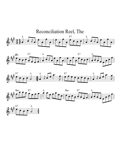 Reconciliation Reel, The (Version 2)