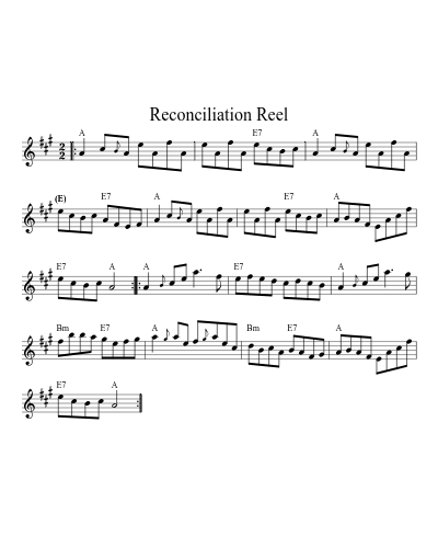 Reconciliation Reel (Version 6)