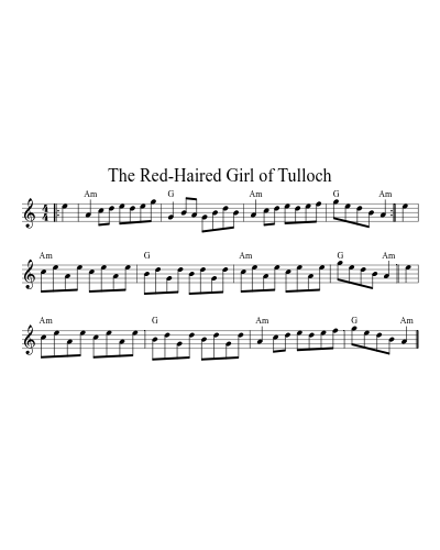 The Red-Haired Girl of Tulloch preview