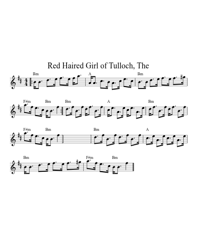 Red Haired Girl of Tulloch, The