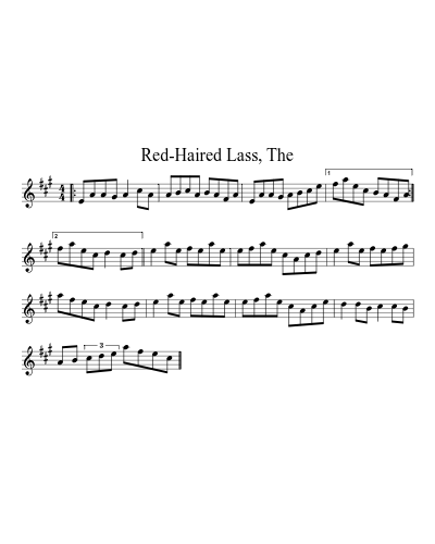 Red-Haired Lass, The (Version 4)
