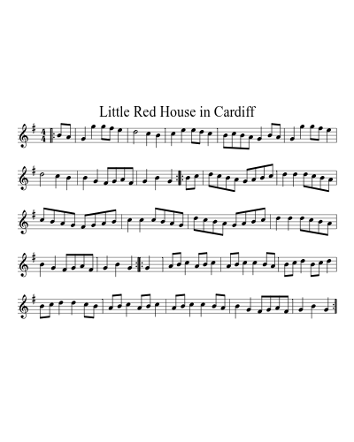 Little Red House in Cardiff (Version 2) preview