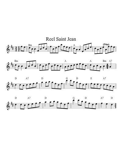 Reel Saint Jean (Version 2)